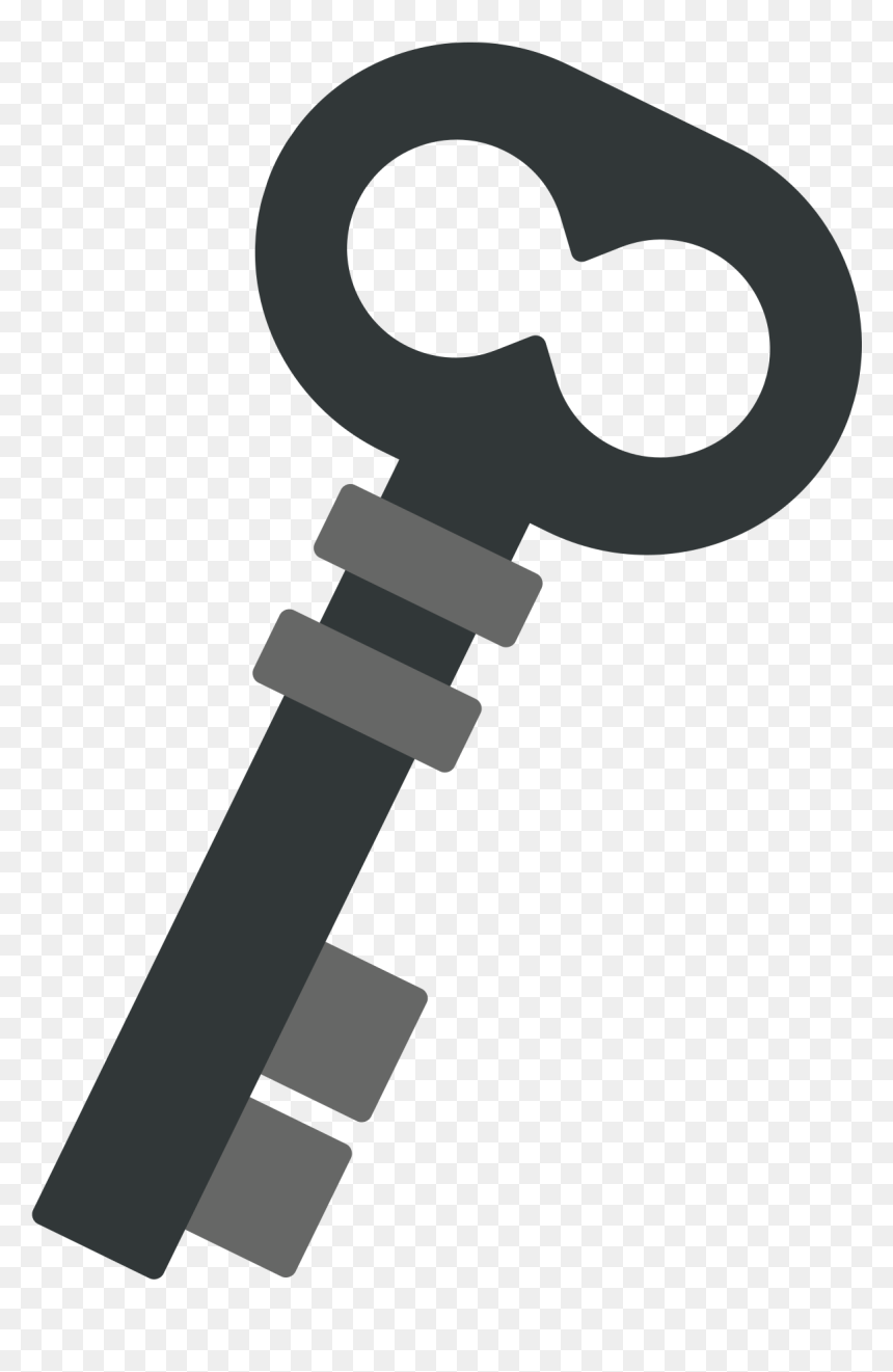 Key Emoji 🗝 Png , Png Download - Llaves Antiguas Para Dibujar, Transparent Png - key emoji png