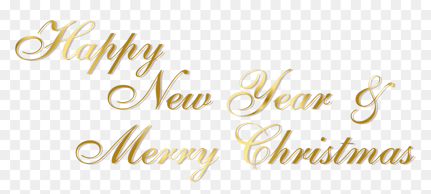 Happy New Year 2016 Png - Calligraphy, Transparent Png - christmas .png