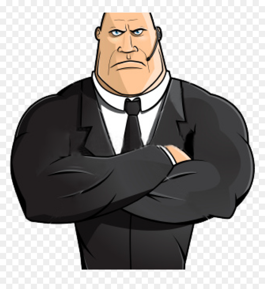 The Bodyguard Bouncer Security Guard Clip Art - Bouncers Png, Transparent Png - security guard png