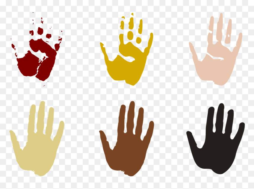 Thumb,finger,line - Hand Clip Art, HD Png Download - high five png