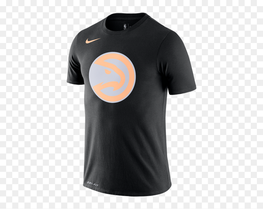 Nike Nba Atlanta Hawks Logo Dry Tee - Chicago Bulls T Shirt, HD Png Download - atlanta hawks logo png
