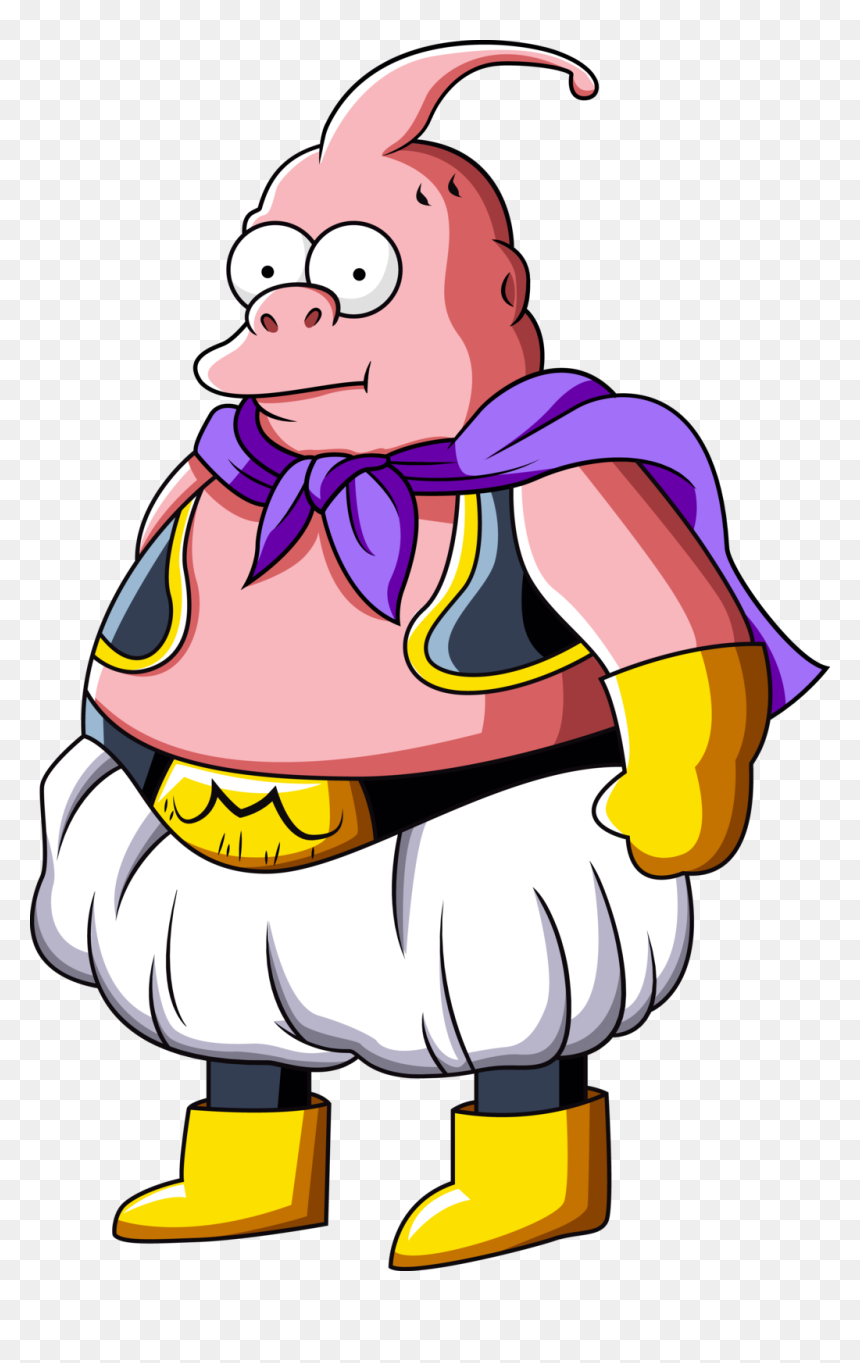 *fans De Kid Majin Buu* - Simpsons Majin Buu, HD Png Download - kid buu png