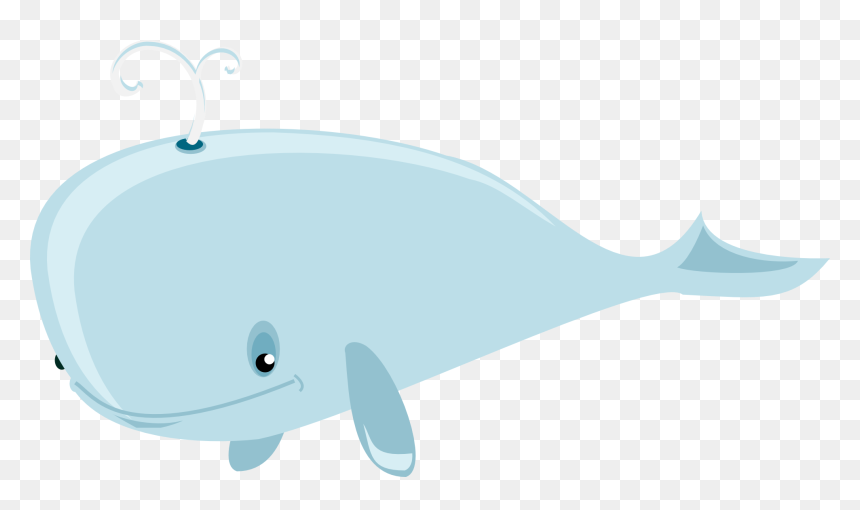 Blue Whale Photo - Jonah Big Fish Cartoon, HD Png Download - blue whale png