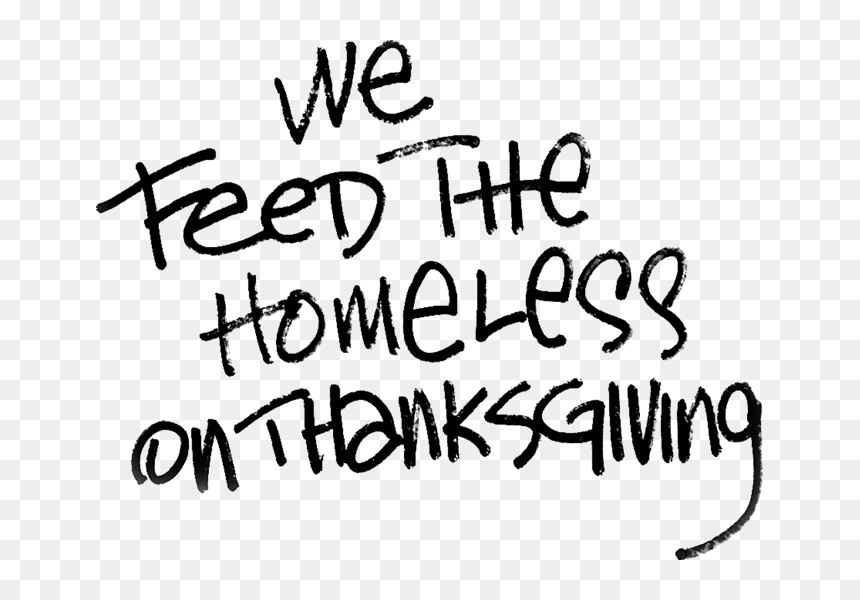 Thanksgiving Feed The Homeless, HD Png Download - homeless png