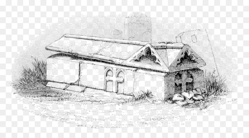 Archaeological Journal, Volume 2, 0113b - Sketch, HD Png Download - shack png