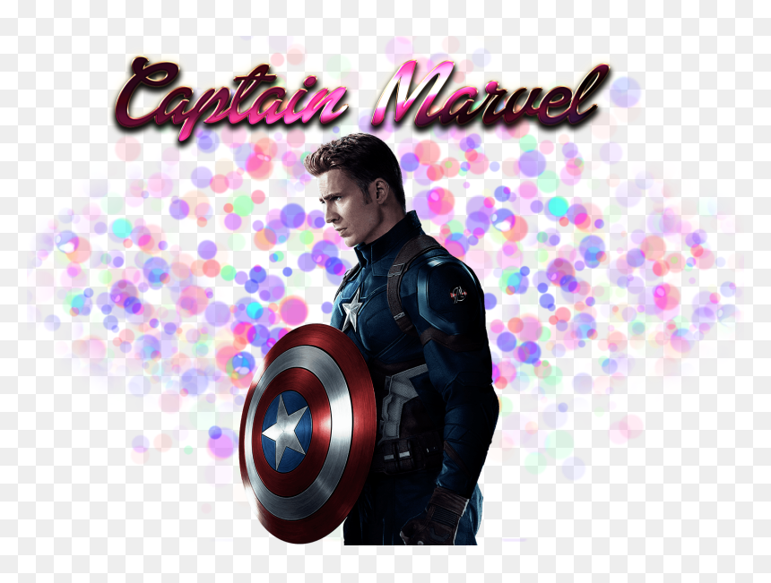 Captain Marvel Png Background - Captain America Chris Evans, Transparent Png - captain marvel png