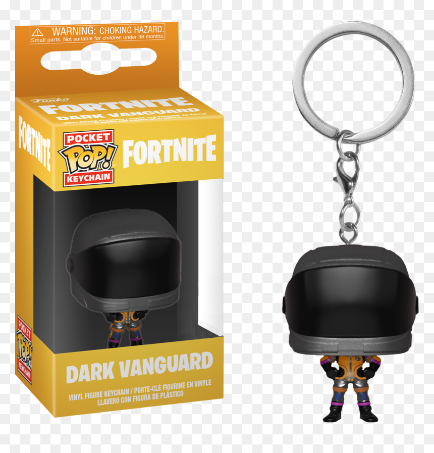 Dark Vanguard Pocket Pop Vinyl Keychain - Fortnite Pop Vinyl Keychain, HD Png Download - fornite png