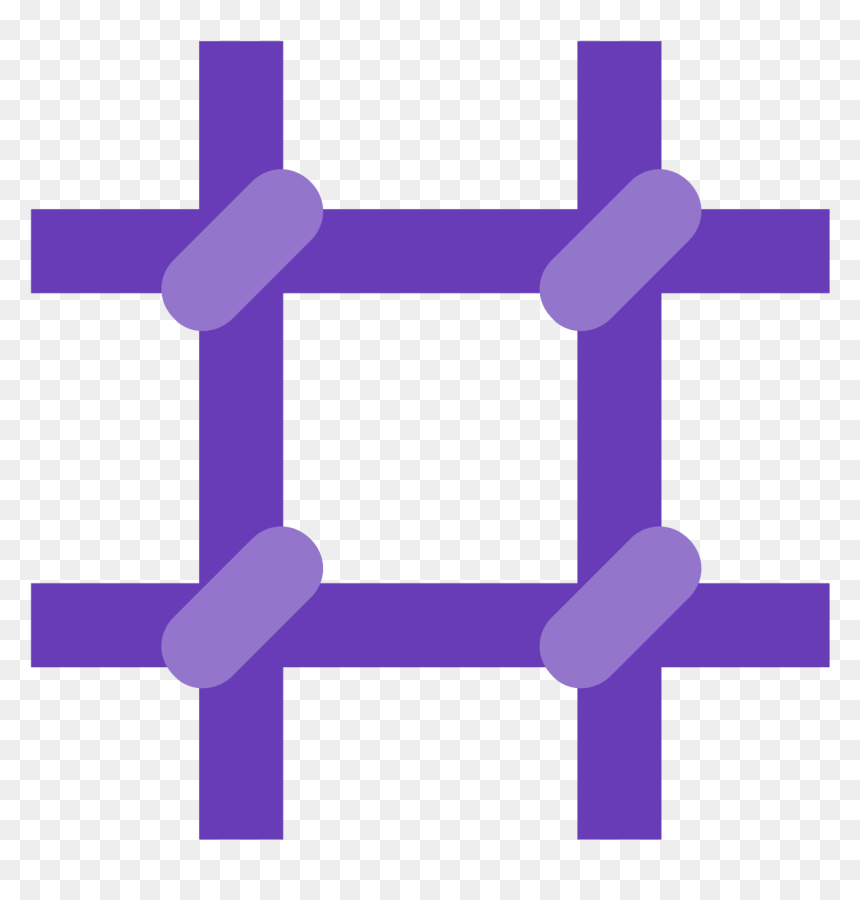 A Prison Symbol Consists Of Two Horizontal Lines And - Lilac, HD Png Download - horizontal lines png