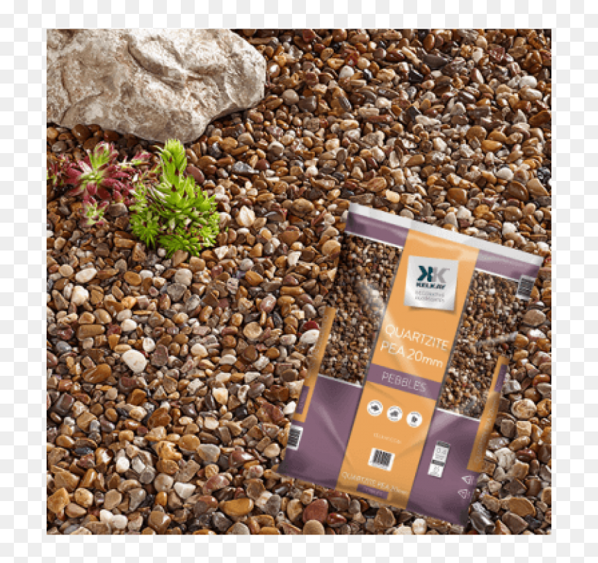 Kelkay Quartzite 10mm Pea Gravel Bag, HD Png Download - gravel png