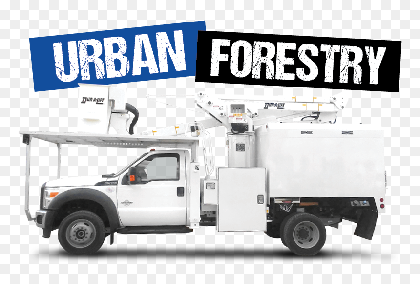 Forestry Ford F550 Chipper Truck , Png Download - Forestry Bucket Truck, Transparent Png - ford truck png