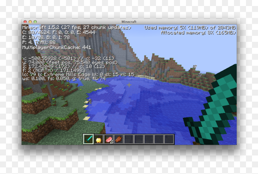 Minecraft Mod Tougher Mobs , Png Download - Minecraft Chicken Front View, Transparent Png - fps png