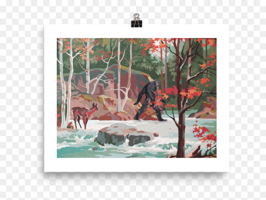 Bluff Creek Sasquatch - Paint By Number, HD Png Download - sasquatch png