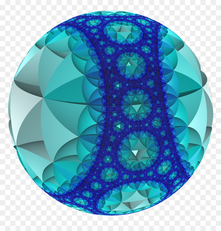 Hyperbolic Honeycomb 3 3 8 Poincare Cc - Hyperbolic Honeycomb, HD Png Download - honey comb png