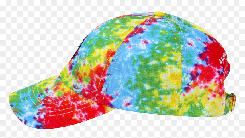 Happy Cloud Tie Dye Dad Hat Clipart , Png Download, Transparent Png - dad hat png