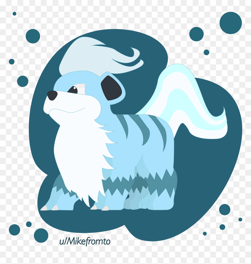 Water Growlithe Concept Based Off The Leaks Clipart - Illustration, HD Png Download - growlithe png