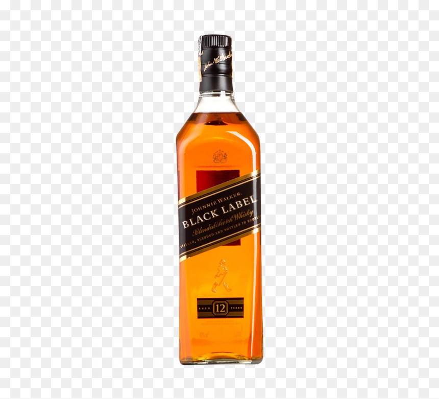 Johnnie Walker Black Png, Transparent Png - liquor png