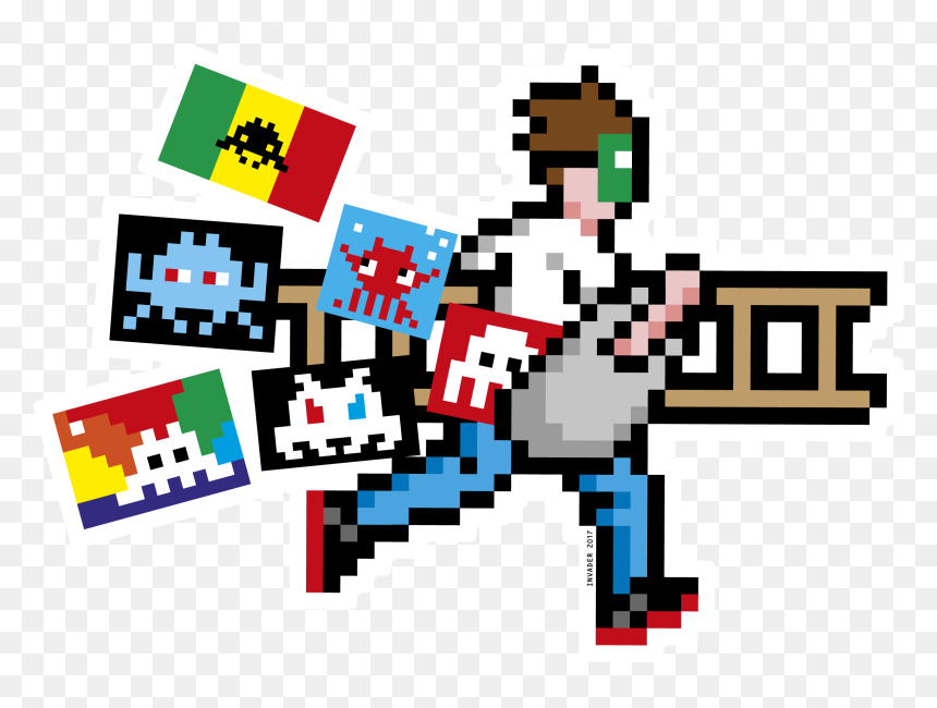 Space Invader Hello My Game , Png Download - Invader Hello My Game, Transparent Png - space invaders png