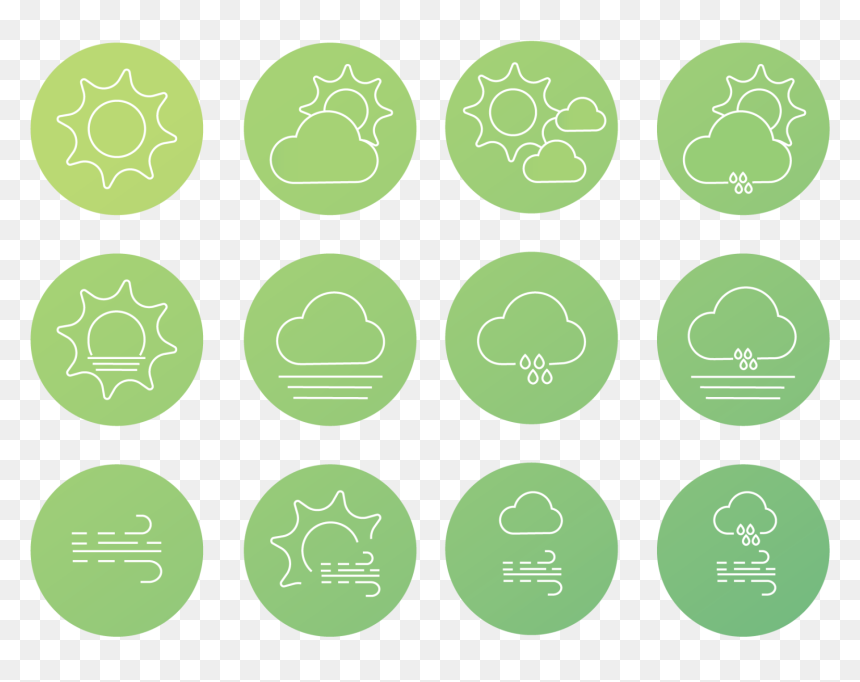 Weather Icons - Earth At Different Angles, HD Png Download - weather icons png