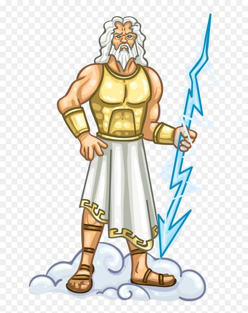 Greek Presentation Name - Zeus Clipart, HD Png Download - zeus png