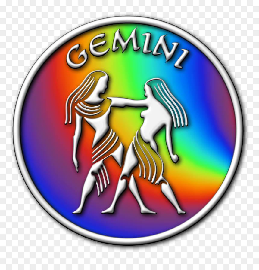Gemini Drawing 6 Clip Arts - Zodiyac Logo, HD Png Download - gemini png
