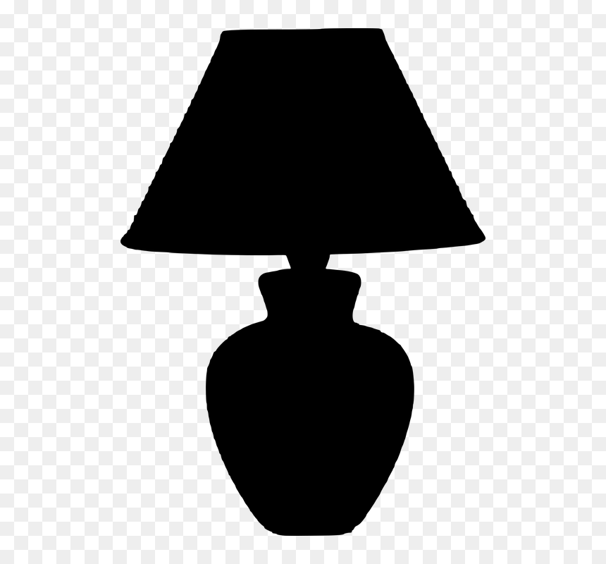 Lamp Silhouette, HD Png Download - shade png