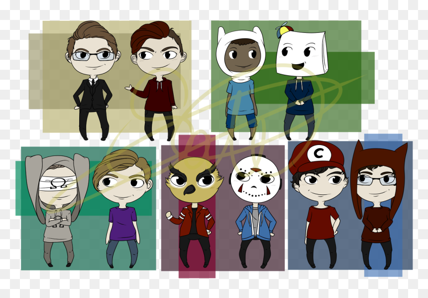 “ I Did Another Little Fanart Thingy Yay Top Left To - Cartoon, HD Png Download - yay png