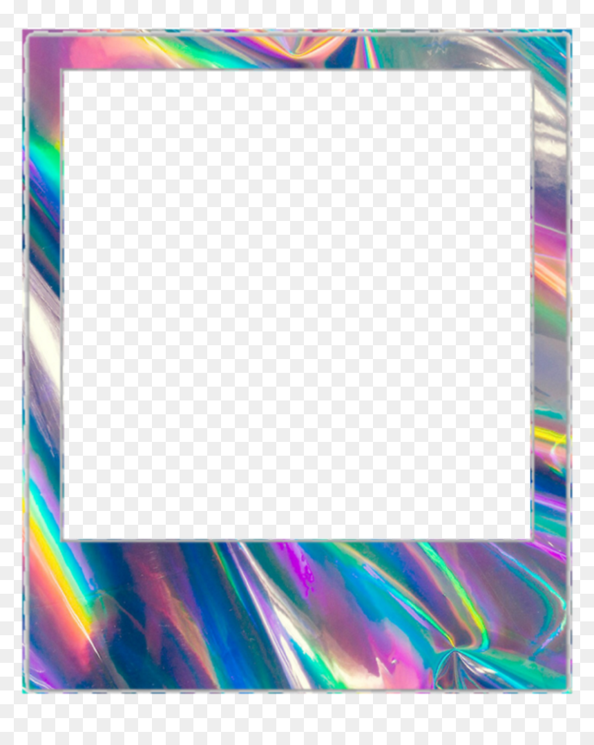 Polaroid Holo Border Kpop Soft Oof - Polaroid Transparent Background Holo, HD Png Download - oof png