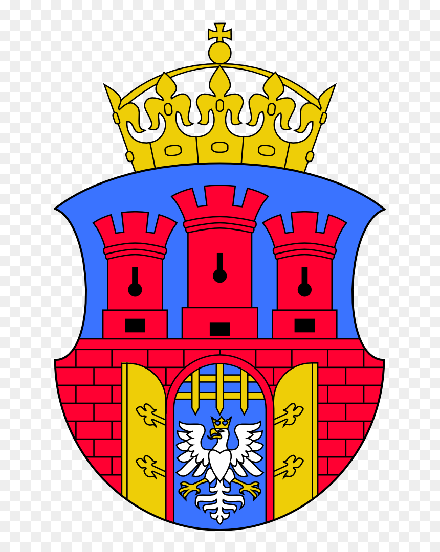 Onlinelabels Clip Art - Krakow Poland Coat Of Arms, HD Png Download - blank coat of arms template png