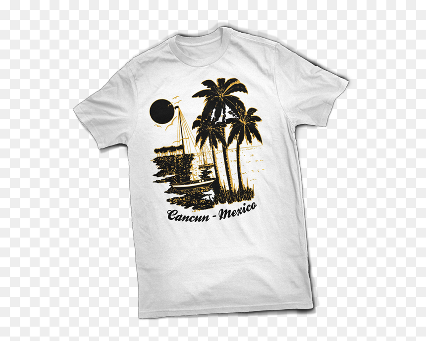 Transparent Deserted Island Clipart - Playeras En Foil, HD Png Download - palmeras png