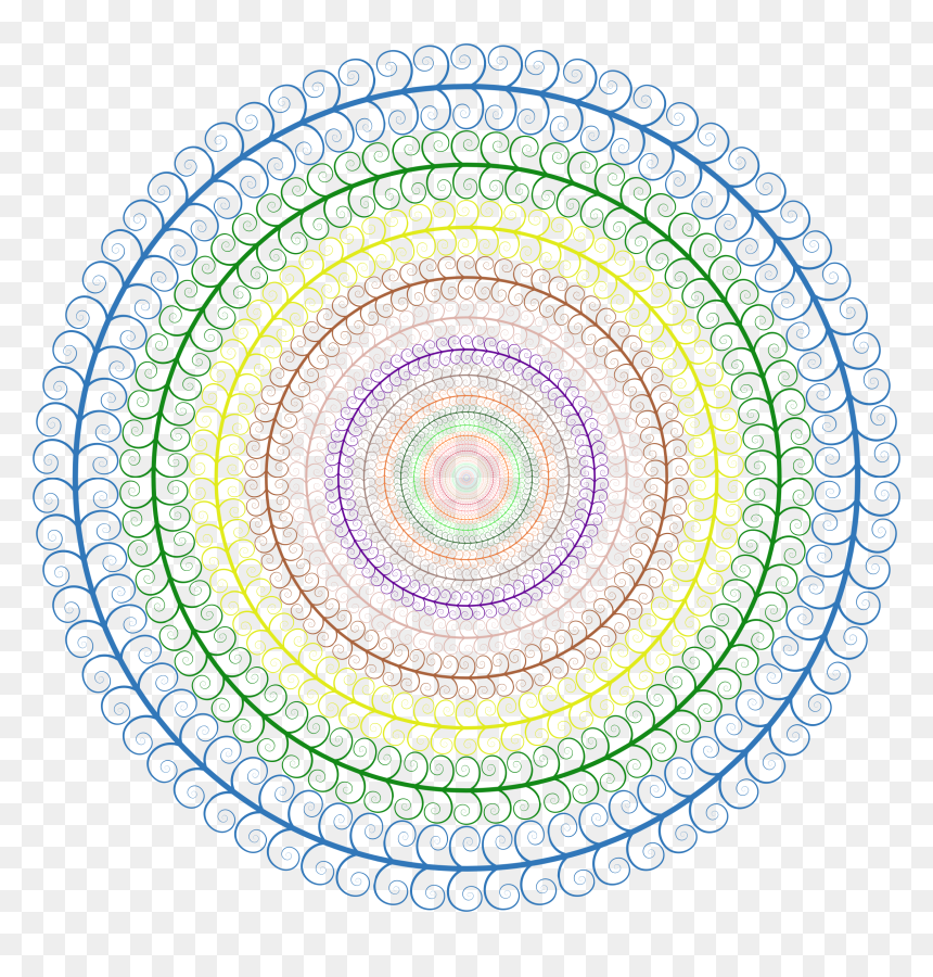 Prismatic Spiral Tree Circle No Background Clip Arts, HD Png Download - no circle png