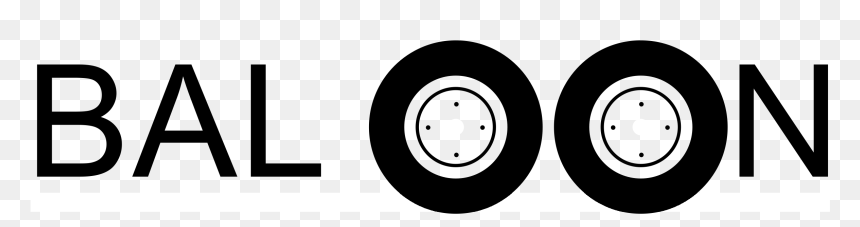 Baloon Logo Black And White - Circle, HD Png Download - baloon png