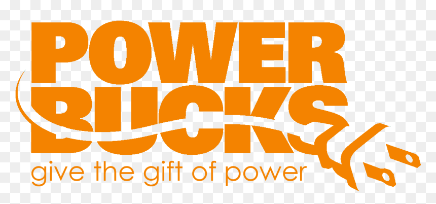 Power Bucks Give The Gift Of Power - Graphic Design, HD Png Download - bucks logo png