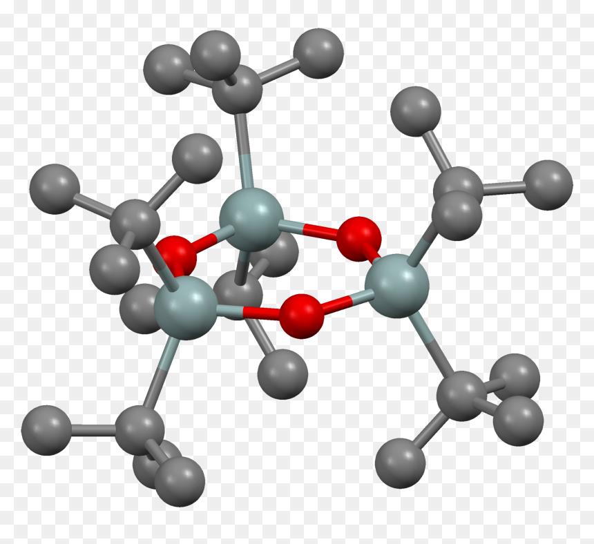 Tbu2sno Cyclic Trimer From Xtal 1984 Mercury 3d Balls - Hydrogen Bonds, HD Png Download - mercury png