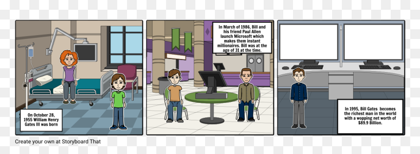 Cartoon, HD Png Download - bill gates png