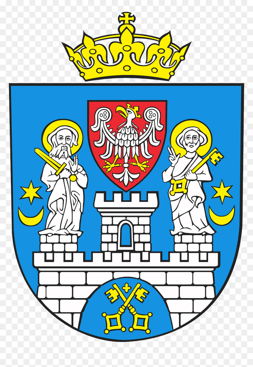 Coat Of Arms - Clipart Poznan, HD Png Download - blank coat of arms template png