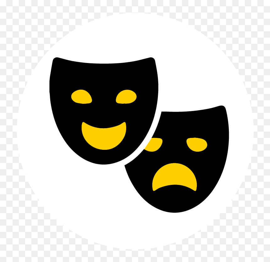 Arts, Entertainment & Recreation - Theatre, HD Png Download - theatre masks png