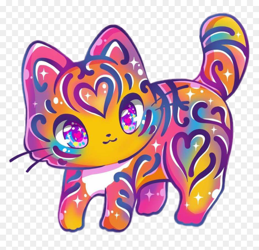 Jenniillustrations Cat Gato Lisafrank Colorcat - Imagenes De M Jenni, HD Png Download - lisa frank png