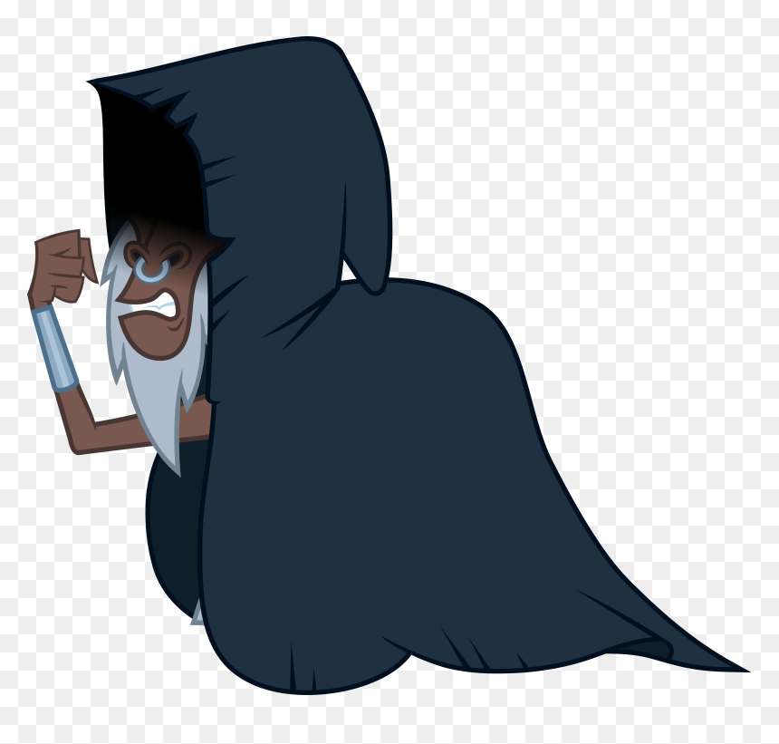 Monk Clipart Cloaked Figure - Mlp Tirek First Form, HD Png Download - hooded figure png