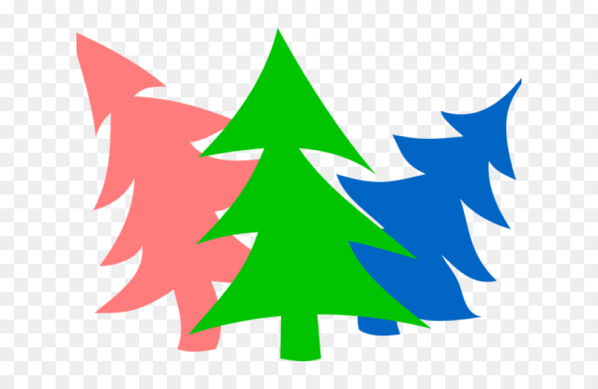Fir Tree Clipart Symmetrical Tree - Gambar Pohon Animasi Lucu, HD Png Download - fir tree png