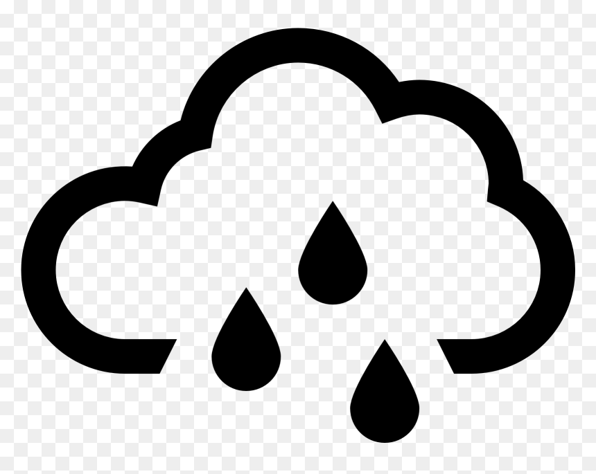 Computer Icons Light Cloud Art Transprent Png - Rain Cloud Icon, Transparent Png - weather icons png