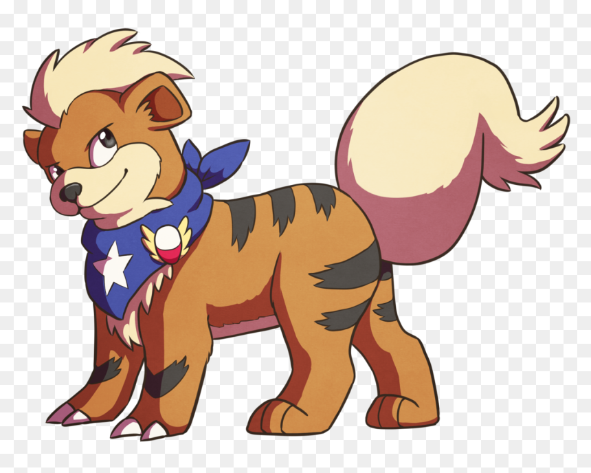 Cartoon, HD Png Download - growlithe png