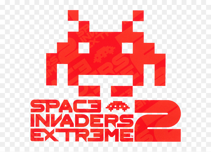 Space Invaders Extreme 2 Logo - Space Invaders, HD Png Download - space invaders png