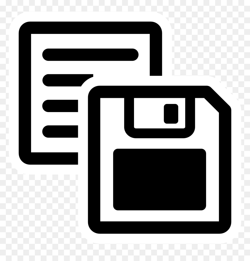 Mono Phrase Save Clip Arts, HD Png Download - save icon png