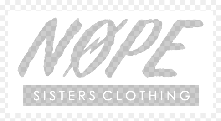 Clothes Png Black And White - Calligraphy, Transparent Png - nope png
