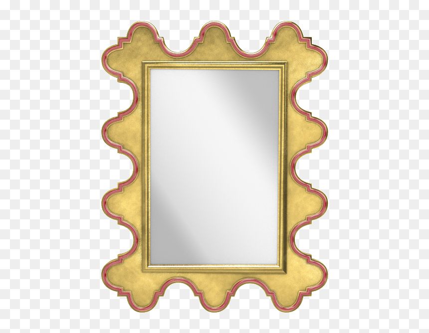 Mirror, HD Png Download - gold decorative lines png