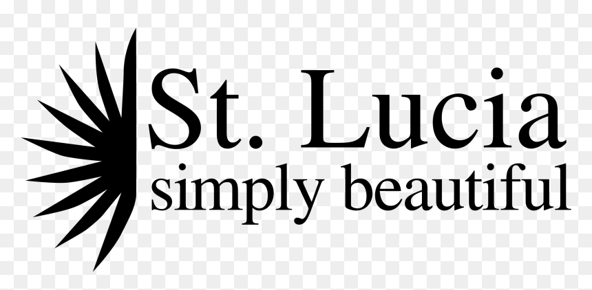 St Lucia Simply Beautiful Logo Png Transparent - St Lucia In Words, Png Download - beautiful png