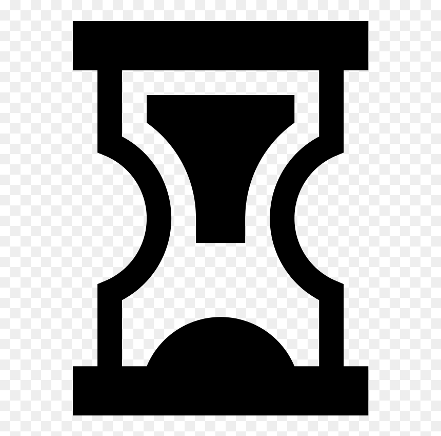 Simpleicons Business Sand Watch Tool - Hourglass, HD Png Download - watch icon png
