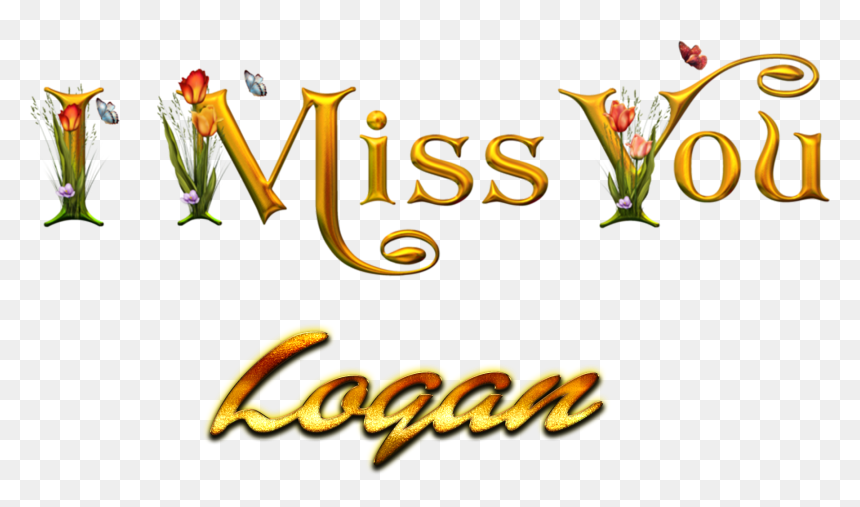 Logan Miss You Name Png - Ryan I Miss You, Transparent Png - logan png