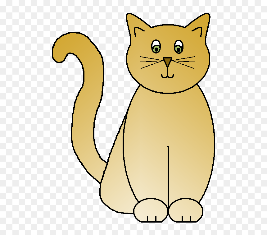 Clip Art Picture Of A Cat, HD Png Download - cat .png