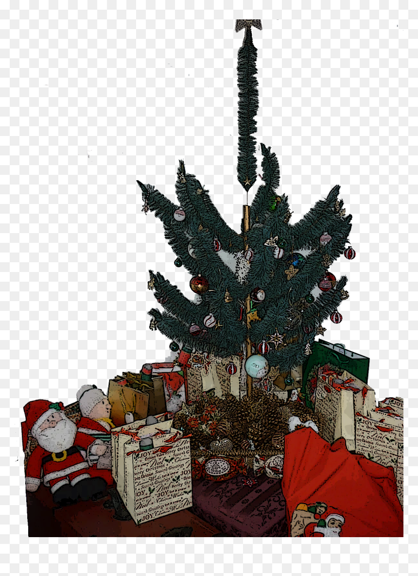 Christmas Tree, HD Png Download - modern christmas tree png